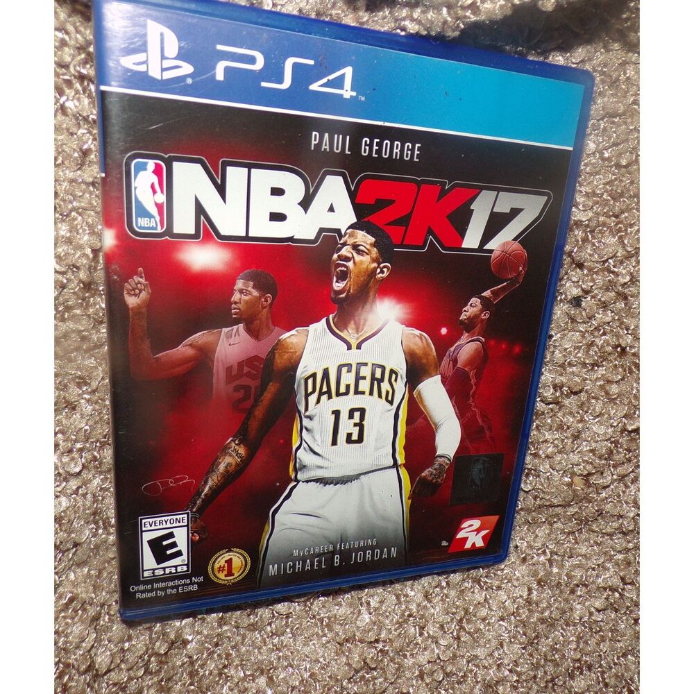 Playstation 4 Paul George NBA 2K17 with Case Preowned